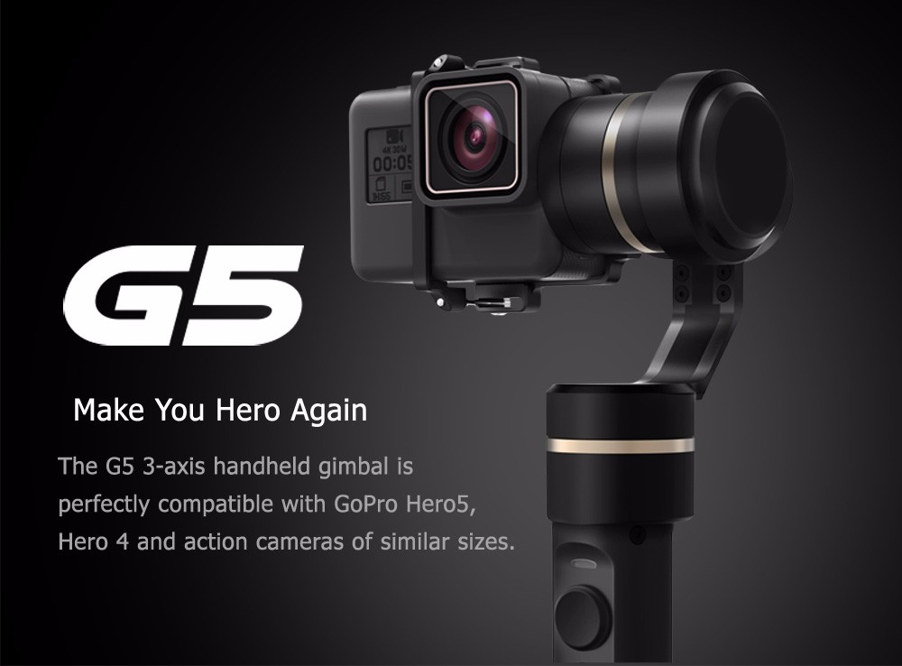 Feiyu Tech G5 V2 Gimbal, Fy 3 osý stabilizátor pro akční kamery skladem